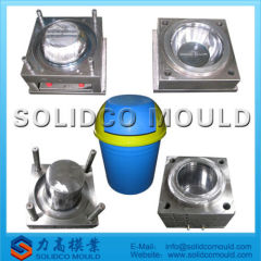 custom plastic rubbish bin mould