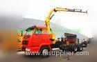 5 ton Knuckle Truck Mounted Crane in White Red , SQ5ZK3Q Boom Truck Crane