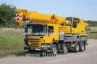 Yellow Diesel Truck Crane QY35K5 / Telescopic Boom Crane with 36930kg Payload