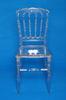 Modern Armless Carbonate Resin Napoleon Chair / Clear Waterproof Resin Acrylic Chair