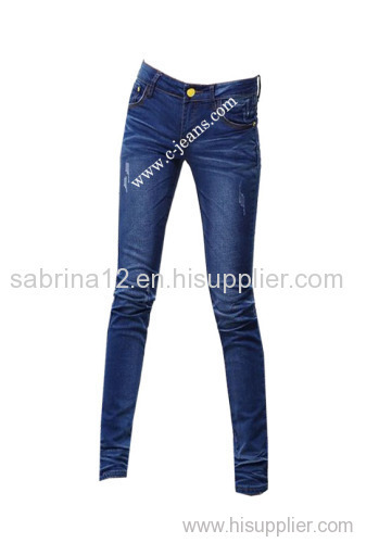 women's leisure skinny denim fashion jeans