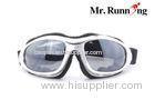 Stylish Motorcycle Riding Goggles , Transparent Lens Eye Glasses