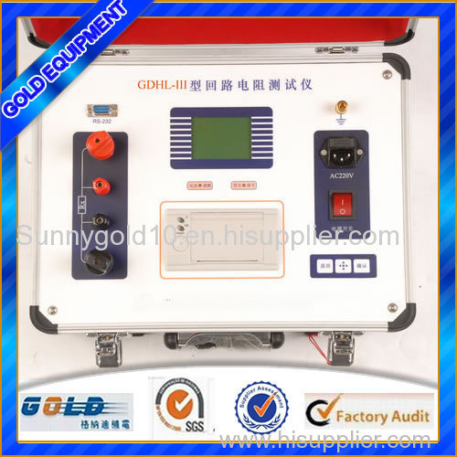 GDHL The Line Loop Resistance Test /HV meter/ line loop resistance meter