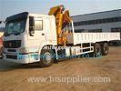 5000kg Knuckle Truck Mounted Crane in White Red , Boom Truck Crane SQ5ZK3Q