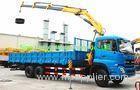 OEM XCMG 10T SQ10ZK3Q Truck Mounted Crane , Blue Truck Arm Crane