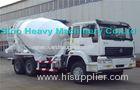 Sinotruk SWZ 340hp Concrete Mixer Trucks 10cbm , Manual Truck Mixer