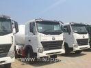 Sinotruk HOWO 6x4 Concrete Mixer Trucks in White , 8 Cubic Meters