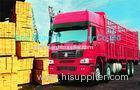 Red 8X4 50 Ton Heavy Cargo Trucks Diesel 336HP , SINOTRUK Manual Trucks