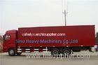 2 Axles Manual Low Bed Trailer / Two Single Red Lorry Trailer