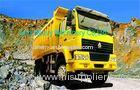 Yellow 336 Horsepower Manual Heavy Duty Dump Truck / Diesel 6x4 Dump Truck