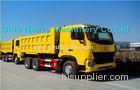 336HP 6x4 HOWO A7 Heavy Duty Dump Truck EURO II in White Yellow