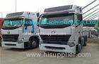 Black 420HP Unloading Heavy Duty Trucking HOWO A7 , 4X2 Truck
