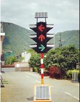 Solar Power Traffic Signal Light