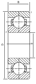 6000 Series ball bearing