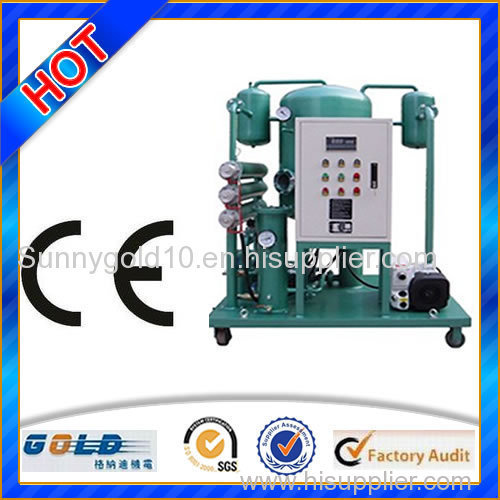 ZJB High-Efficient Vacuum insulating oil filter/ transformer oil recovery/ transformer oil machine purifier