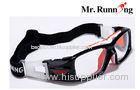 Prescription Basketball Glasses , Black Climbing Protective Eyewear