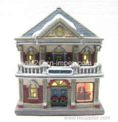 LED Christmas House, Resin Christmas House Gifts DS1611A