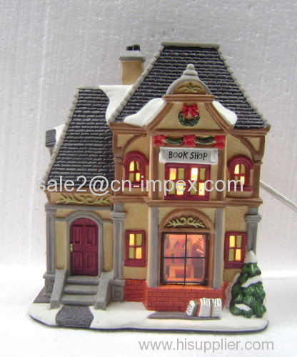 resin handicraft- book shop DS1611F