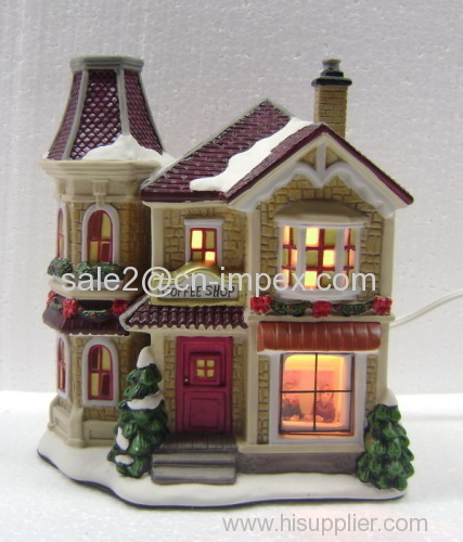 polyresin crafts & Ceramic artware - coffee shop DS1611C