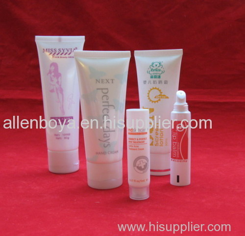 plastic tube for hand cream, cosmetic plastic tube