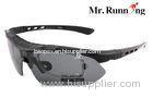 Plastic Running / Bike Spectacles , Unisex Sporting Eye Protection Glasses
