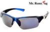 Stylish UV400 Protection Mens Bike Sunglasses With Plastic Frame