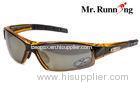 Safety Tinted Sporting Glasses , Polycarbonate Lens Bike Eyeglasses