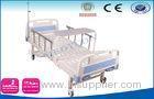 Medical Manual Adjustable Hospital Beds With PP / ABS Head And Foot Board