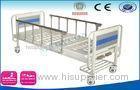 Semi Fowler Manual Adjustable Hospital Beds With Steel Frame Headboard