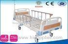 Two Function Foldable Adjustable Hospital Beds With Cold Rolled Steel Frame