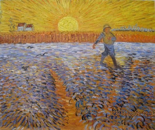 Oil painting of Van Gogh(07)