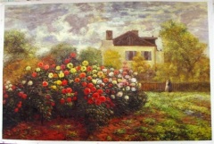 Oil painting of Monet(01)