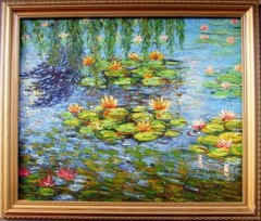 Oil painting of Monet(02)