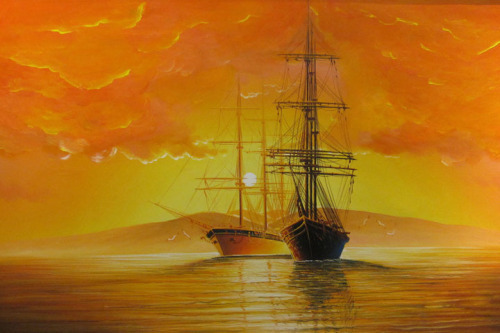 Seascape Oil Painting (04)