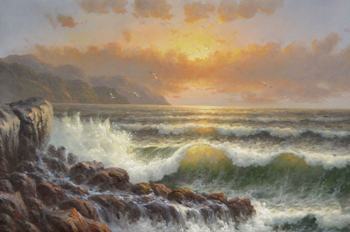 Seascape Oil Painting (08)