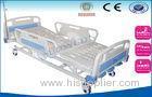 Triple Folding Manual Hospital Bed , Luxury Patients Intensive Care Bed