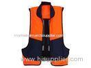 Red / Orange Automatic Inflatable Life Vest PFD For Boat