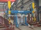8.2kw Electrical Steel Gantry welding machine , Motorized H-beam Production Line 200 - 1500mm Web he