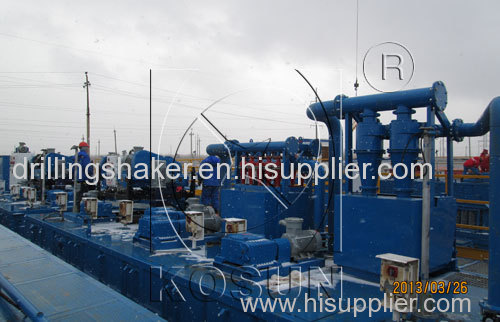 Oilfield desilter in Indonesia