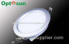 240*15mm 3014 Round Flat Panel Led Lights in Warm White , 1150lm 15W 7000K 12mm Panel Light