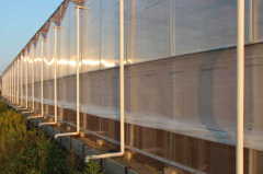 Good heat retention polycarbonate greenhouse