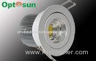 3000K - 3200K COB Dimmable LED Downlights 950lm with 75mm Cut Out Size , 12W LED Downlight
