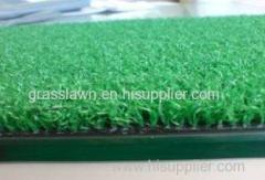 PA Fiber / Single - Layer Base Fabric Golf Artificial Turf for Landscaping Synthetic Grass