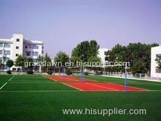 Not Distortion Green Artificial Turf / Lwan Sports for Volleyball / Basketball Courts