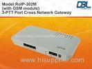 3 PTT Ports VoIP GSM Gateway / GSM Voice Gateway , SIP VoIP Protocols