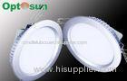 Ultra Thin 15mm Round Led Flat Panel Lighting / SMD3014 1150lm 15W Ceiling Panel Light Dia 240x15mm