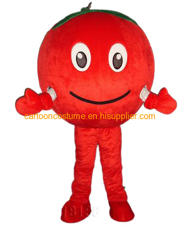 Cartoon costumes,Disney characters costum,fruit and vegetalbes, Plush cartoon mascot costume tomatto
