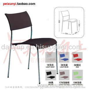 Cheap colorful plasti cchair with writing tablet,reasonable price