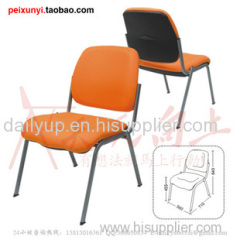 Plastic stacking lecture chair with elegent outlook