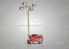 Mobile Telescopic Gasoline Explosion Proof Light Tower , MH 4*500w Light Towers